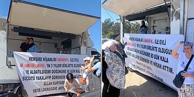 Aldatıldığını öğrenince nişanlısının çalıştığı hastane önünde lokma dağıttı