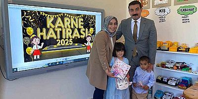 Beypazarı'nda öğrenciler karne heyecanı yaşadı