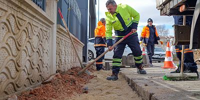 ETİMESGUT BELEDİYESİ FEN İŞLERİ ÇALIŞMALARINI ARALIKSIZ SÜRDÜRÜYOR!
