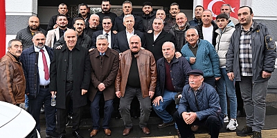 MANSUR YAVAŞ TAKSİCİ ESNAFI İLE BİR ARAYA GELDİ